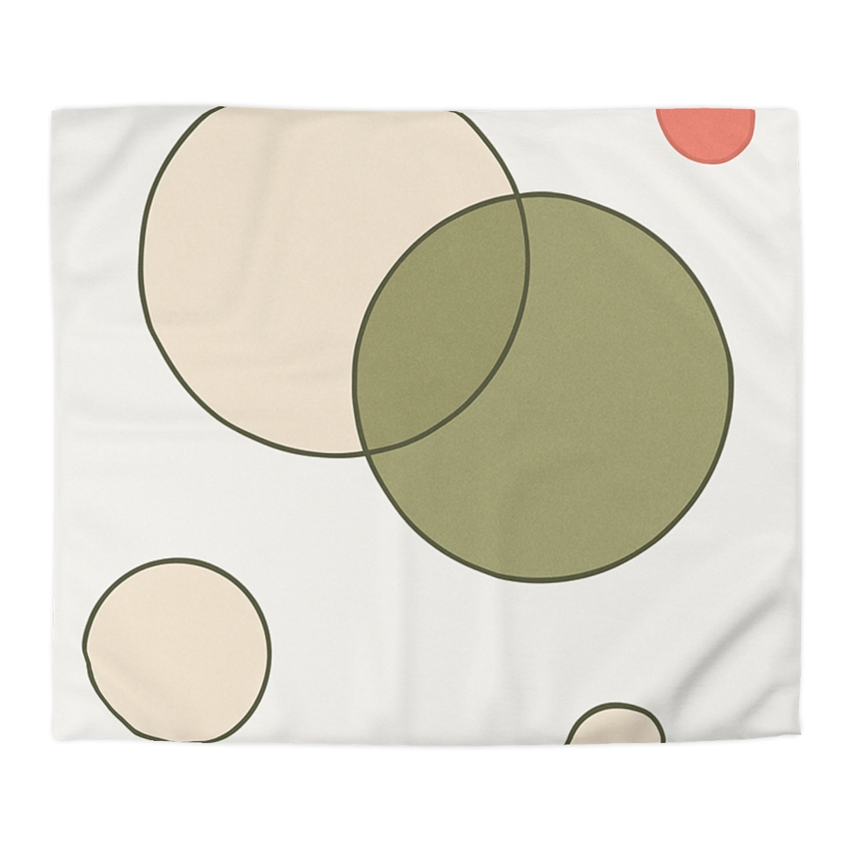 Quiet Balance Of Overlapping Circles unique patterned duvets