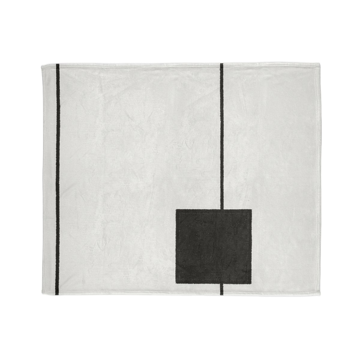 Offset Frame And Inner Square Pause stylish throw blankets