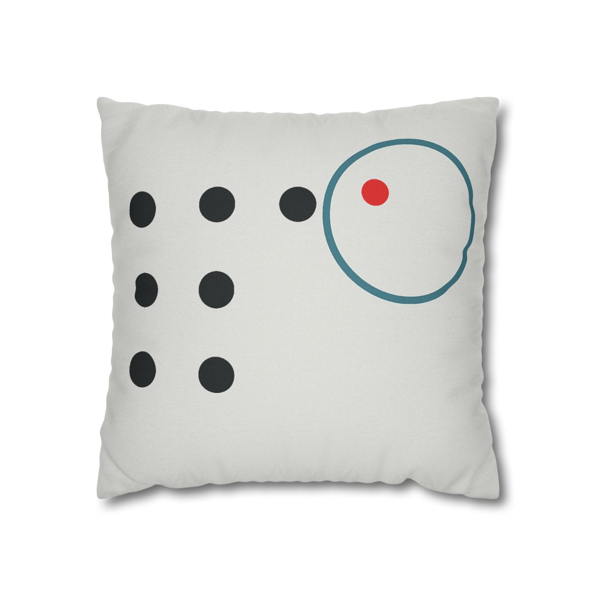Broken Grid With One Orbit Ring stylish decorative pillowcases