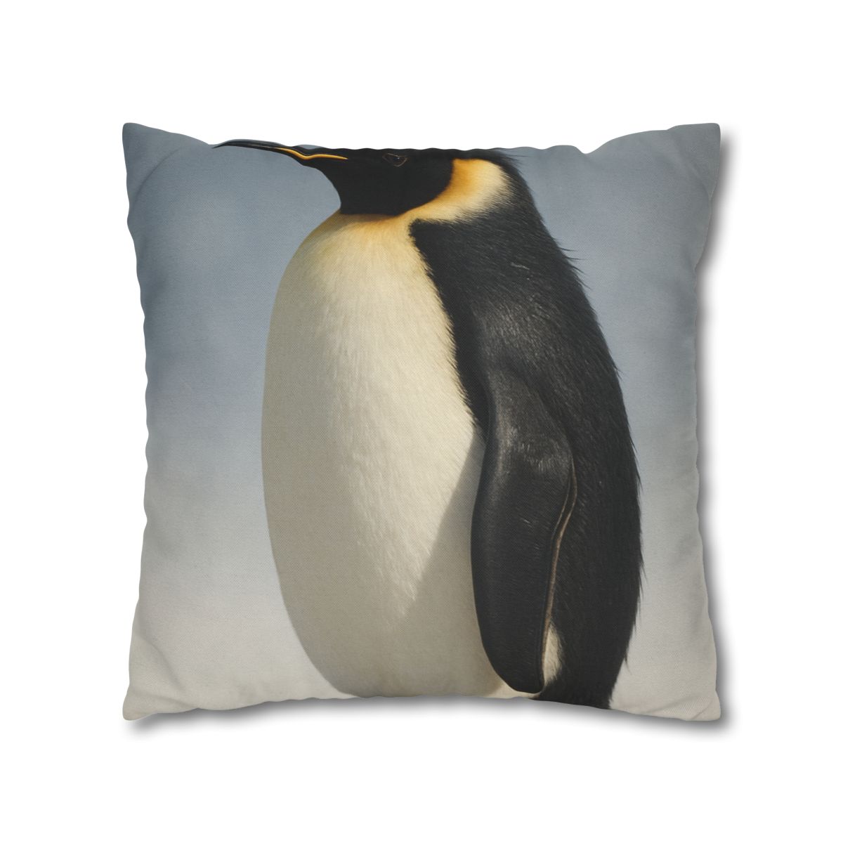 Glacier Gleam Emperor Penguin designer print pillow cases