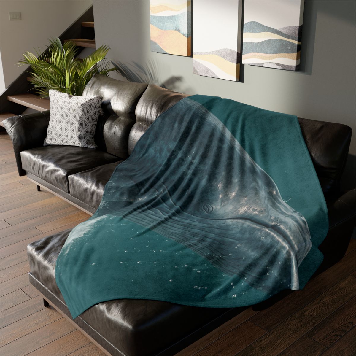 Ocean Song Blue Whale unique gift blanketscustom blankets