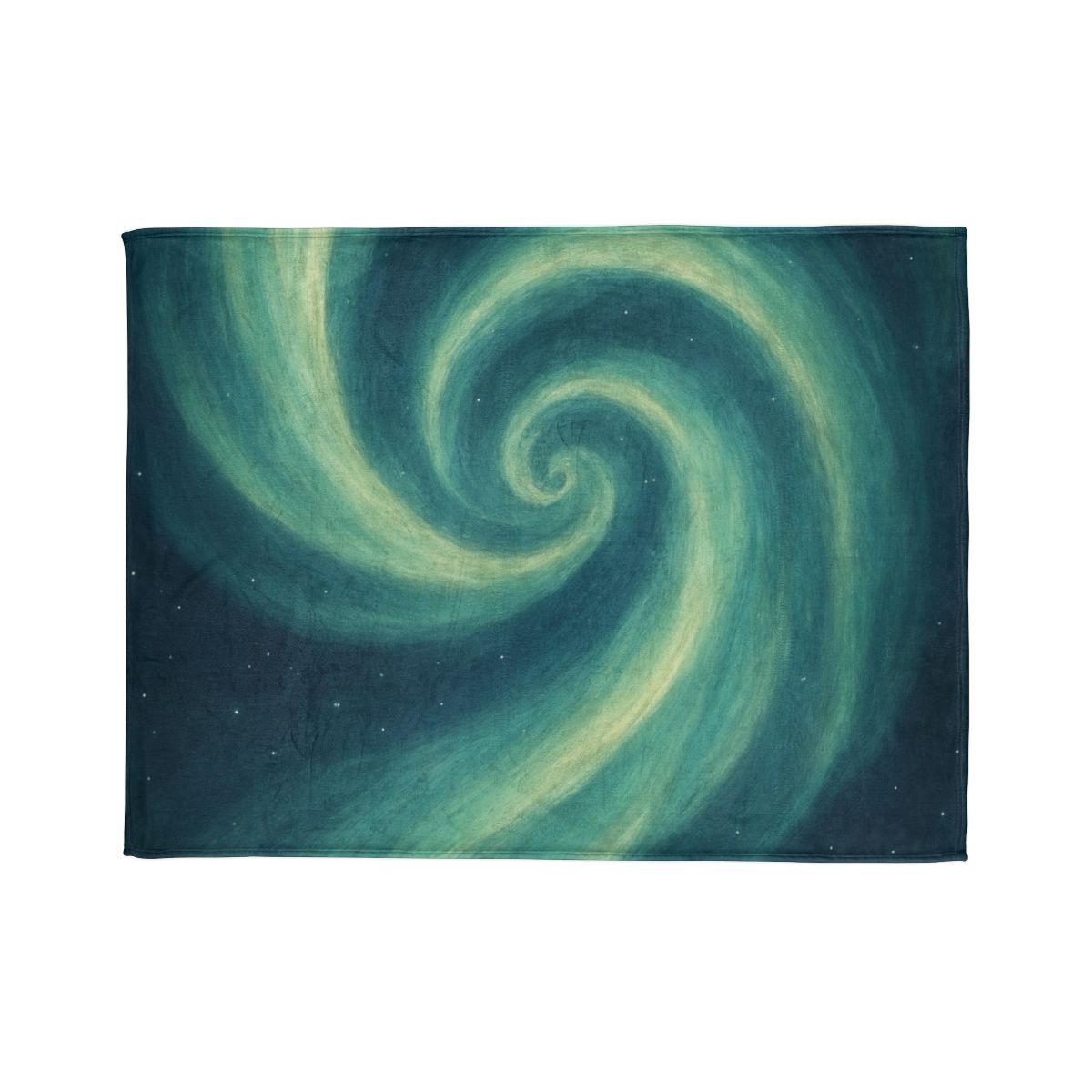 Aurora Spiral Veil soft fleece blankets