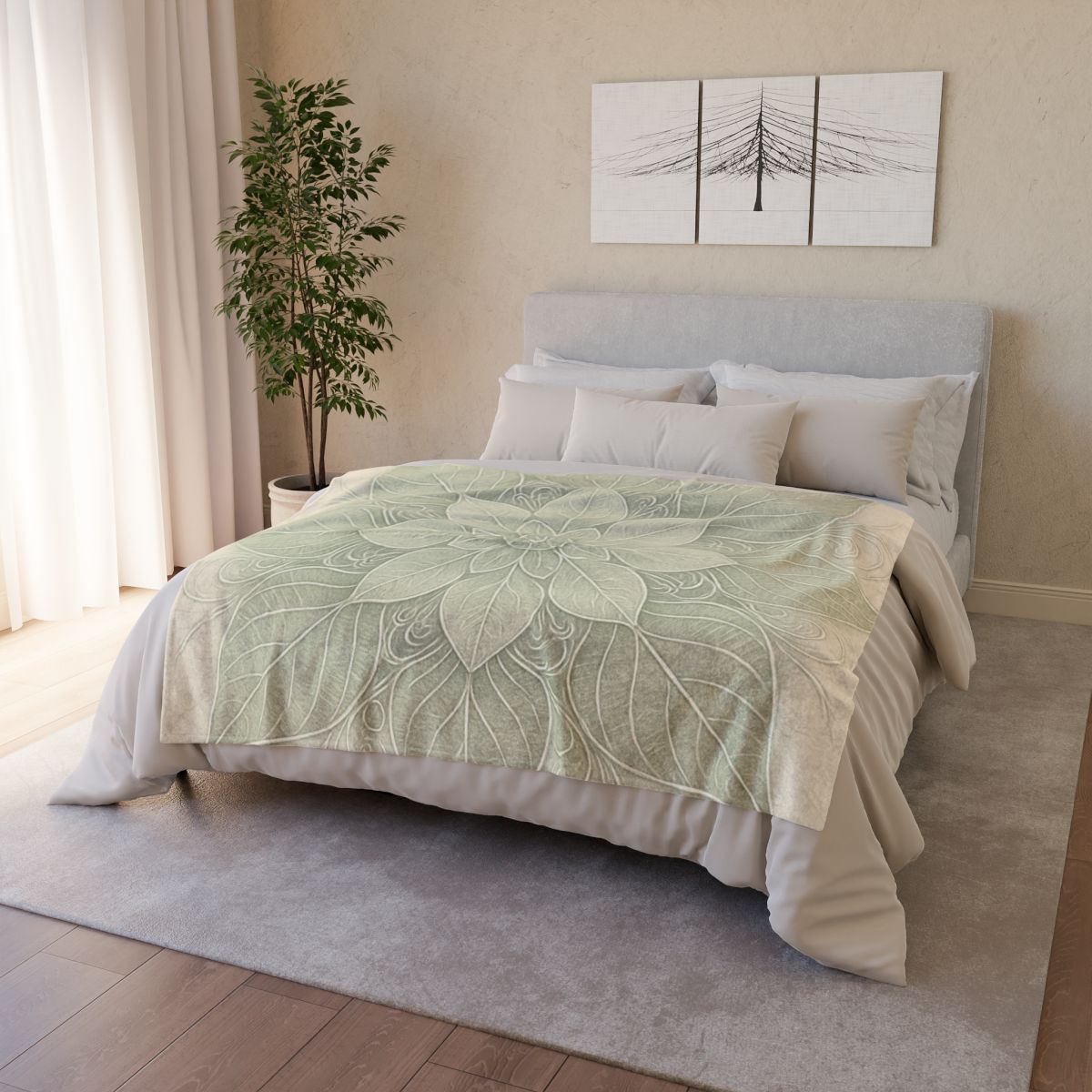 Vein Lace Mandala designer printed blankets