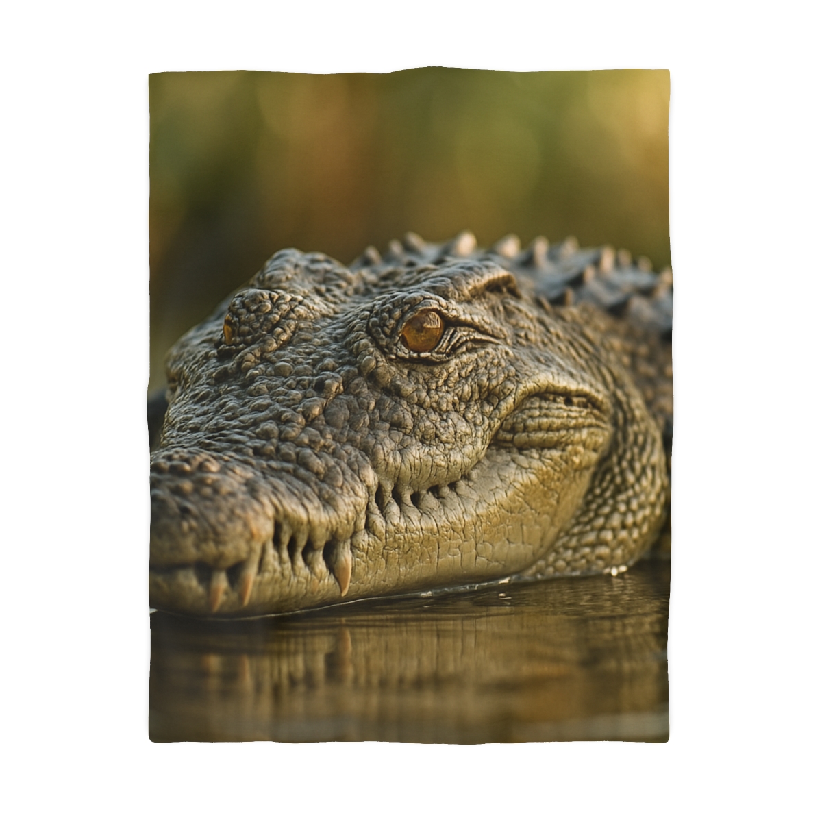 Ember Eye Saltwater Crocodile personalized bedding duvets