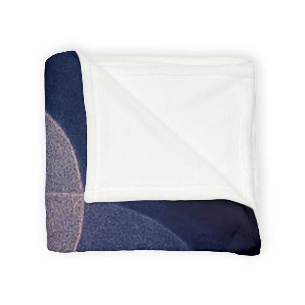Petal Halo Interference soft fleece blankets