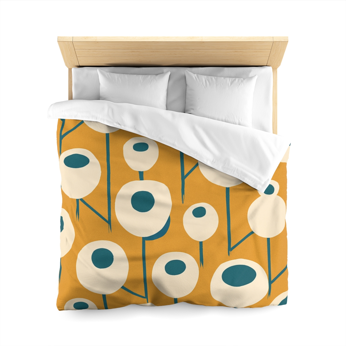 Seed Pod Cluster Grid custom duvets