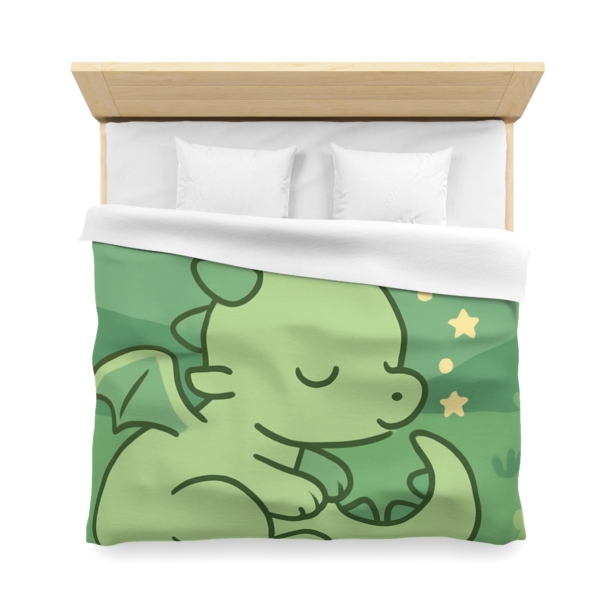 Moonlight Meadow Dragon personalized bedding duvets