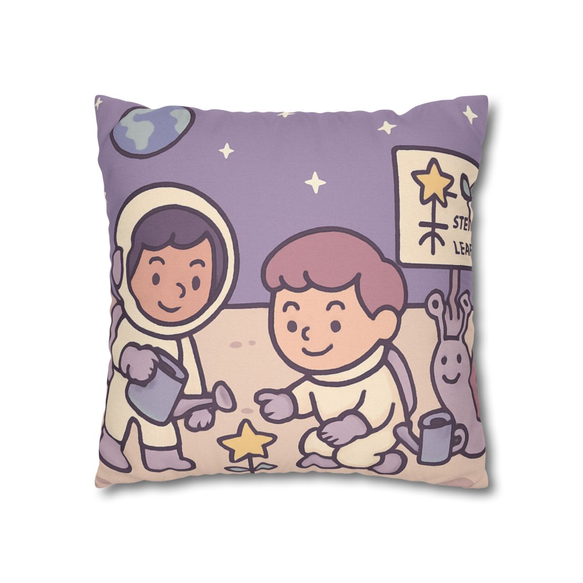 Moon Gardeners Planting Stardust Seeds soft cotton pillow cases
