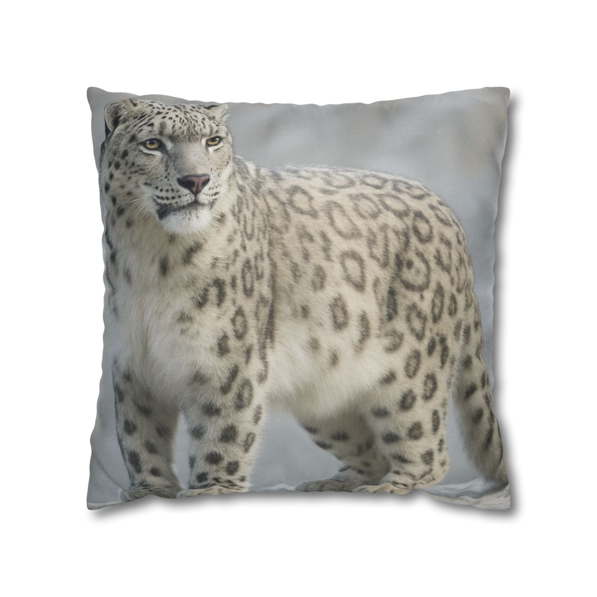 Snow Drift Hunter Snow Leopard unique gift pillow cases