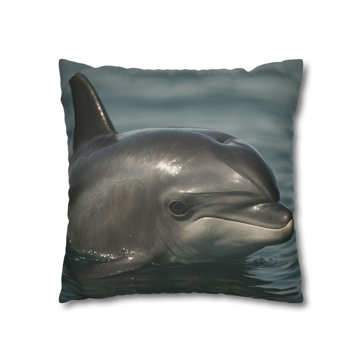 Mirror Calm Bottlenose Dolphin soft cotton pillow cases
