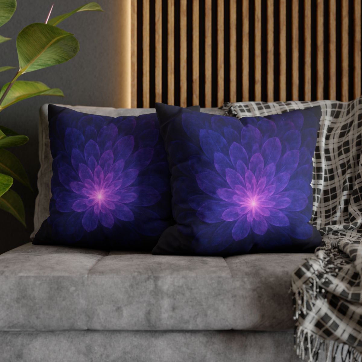 Nebula Petal Radiance stylish decorative pillowcases