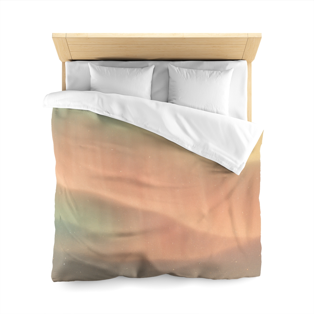 Auroral Dust Gradient designer printed duvets