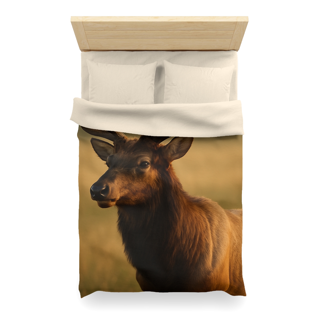 Antler Crown Mountain Elk soft comforter duvets