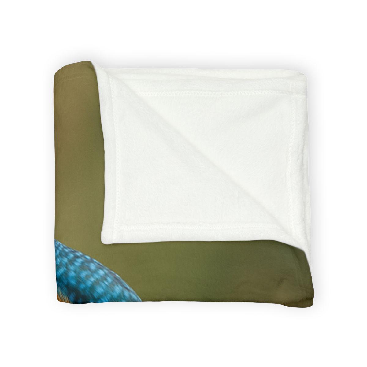 Kingfisher Sapphire Dive soft fleece blankets