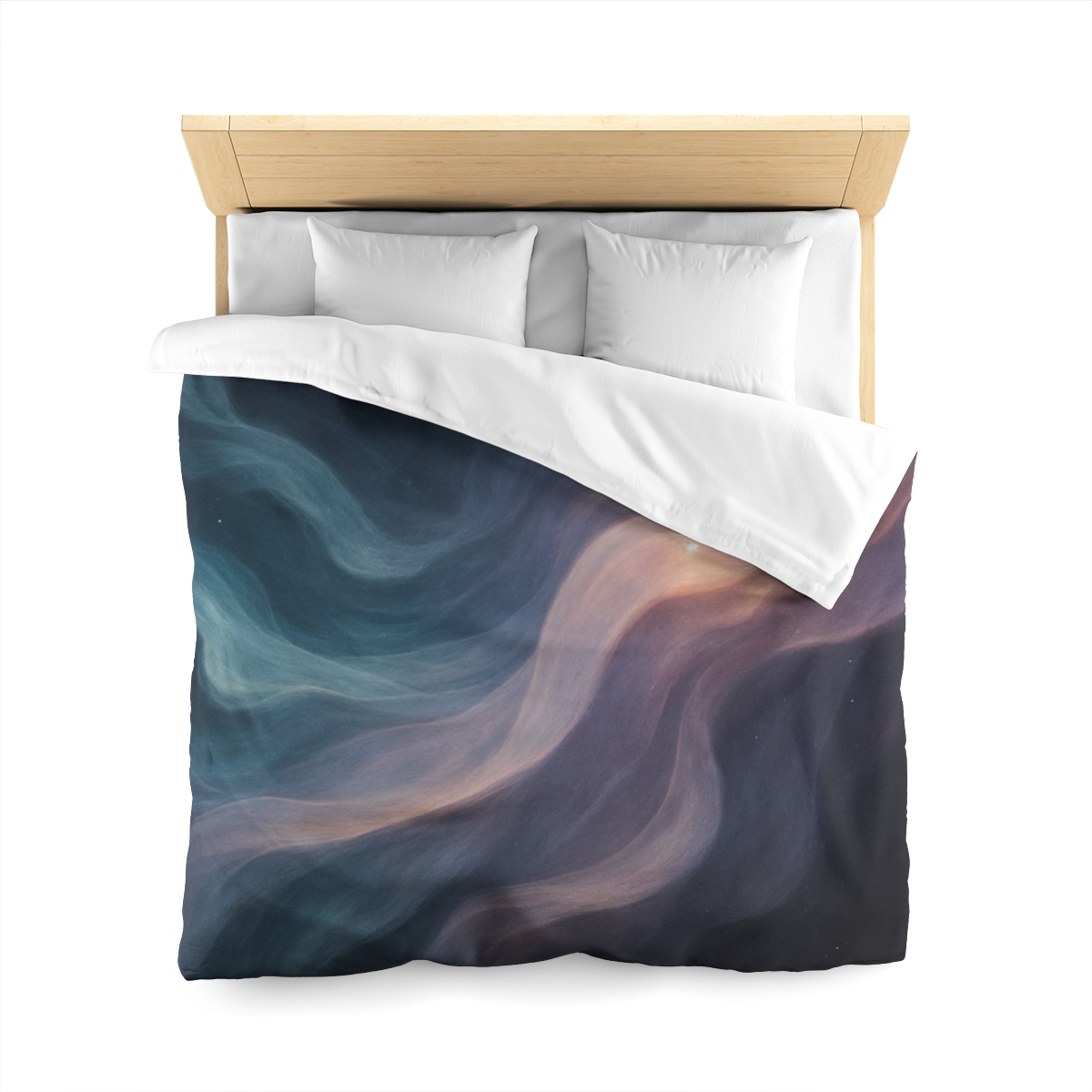 Prismatic Nebula Silk Drift personalized bedding duvets