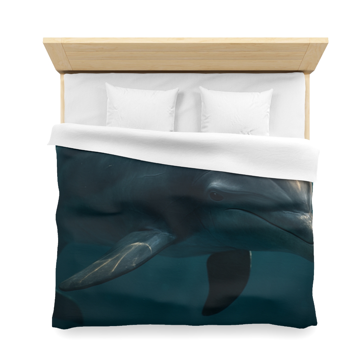 Nebula Drift Bottlenose Dolphin soft comforter duvets