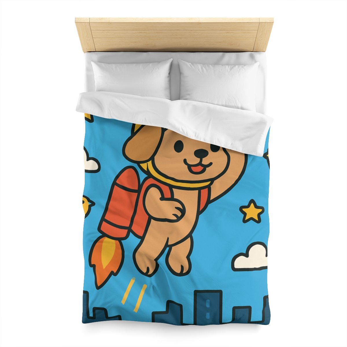 Rocket Puppy Patrol stylish duvet covers