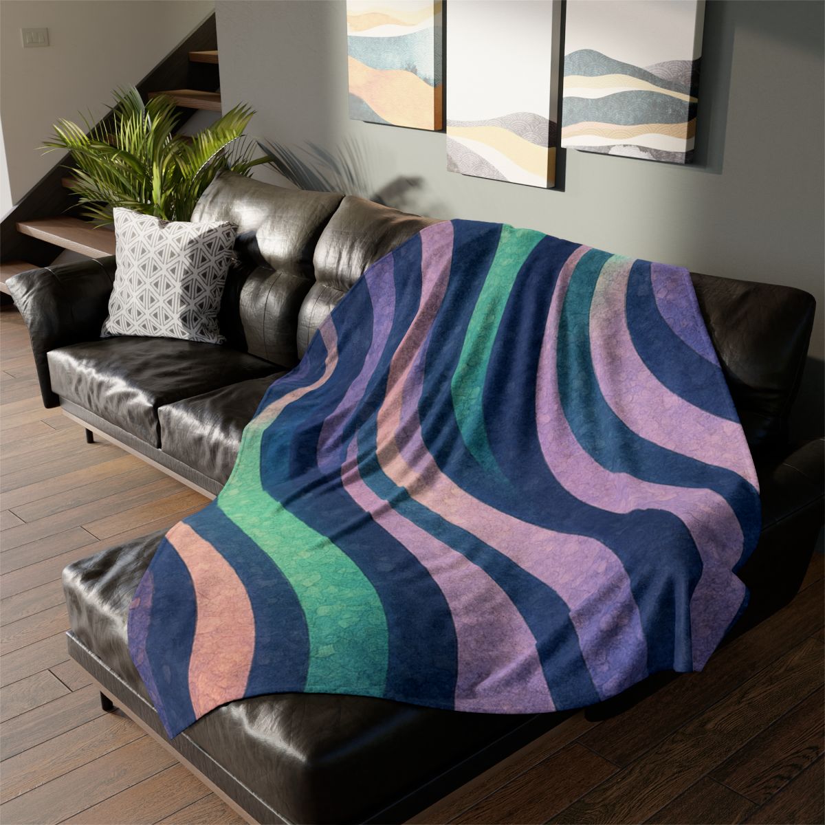 Auroral Current Mosaic warm winter blankets