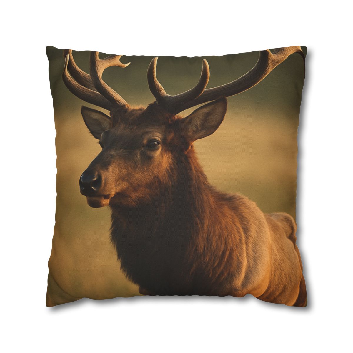 Antler Crown Mountain Elk soft cotton pillow cases