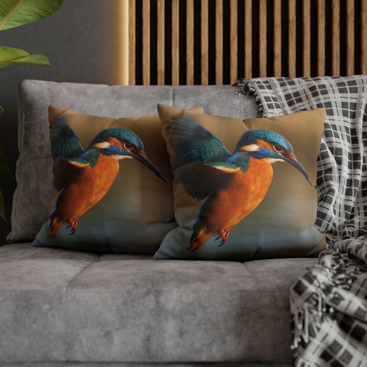 Sky Arrow Kingfisher custom pillow cases