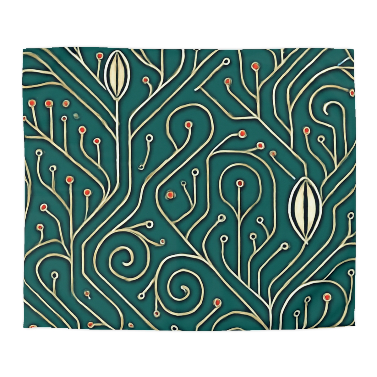 Vine Circuit Filigree duvets for gifts