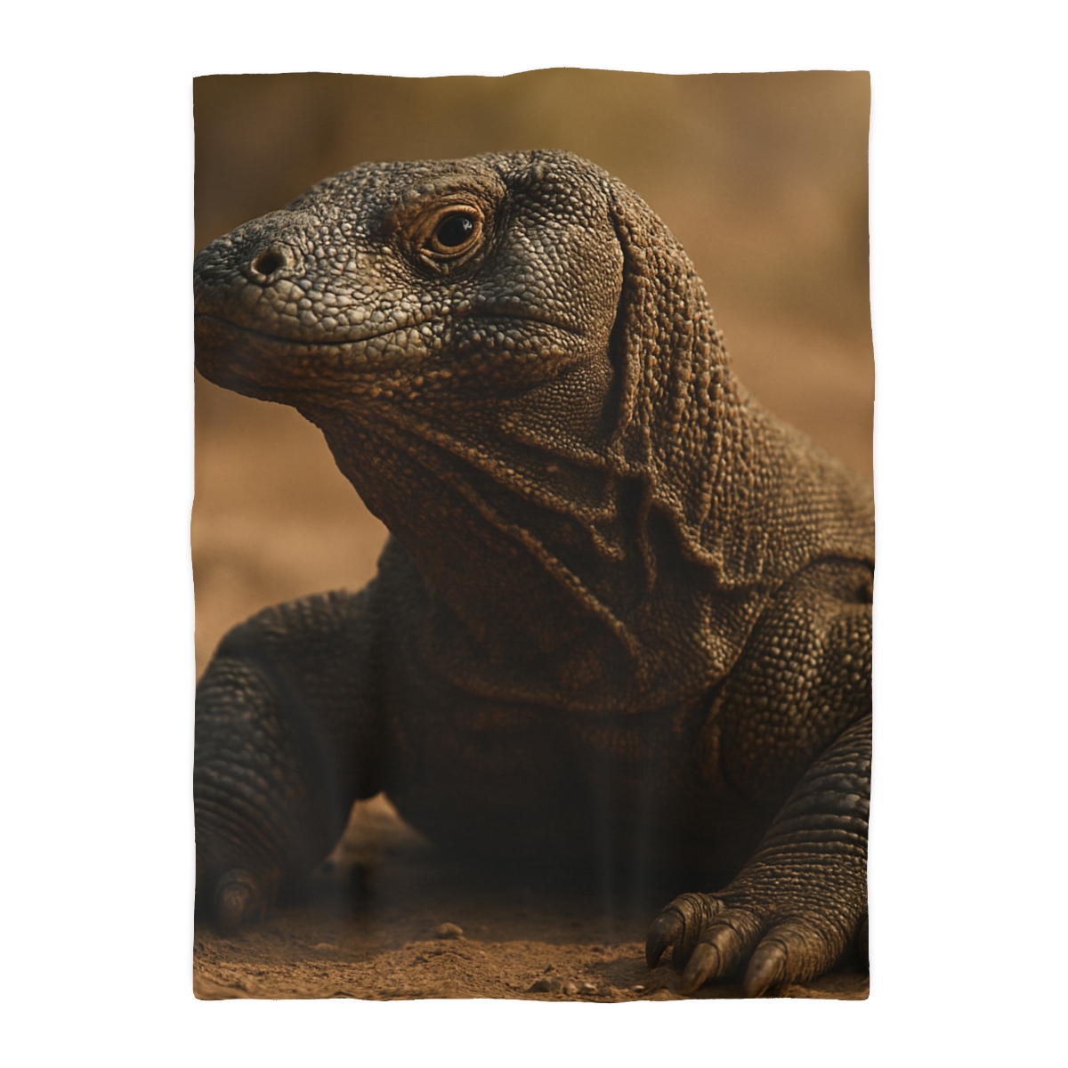 Ancient Sentinel Komodo Dragon designer printed duvets