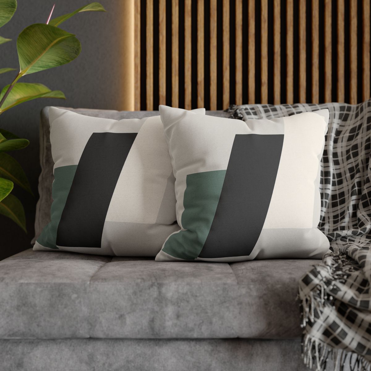 Triad Of Floating Panels trendy patterned pillow cases