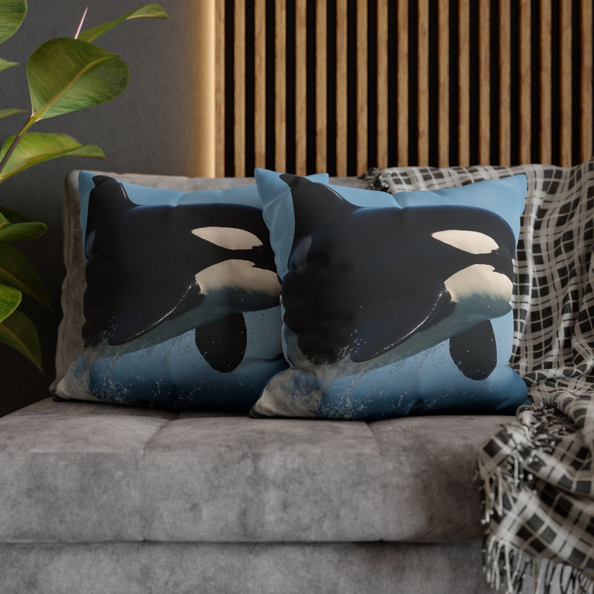 Tidal Monarch Orca comfortable bedding pillow covers