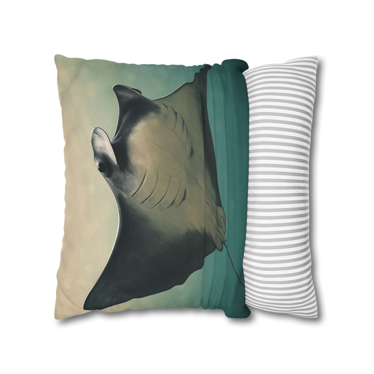 Velvet Current Manta Ray custom pillow cases
