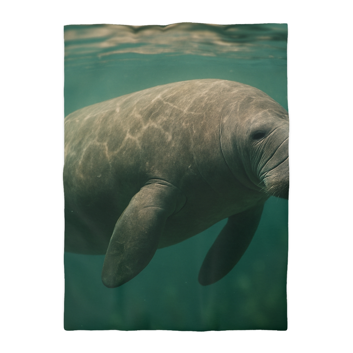 Quiet Drift West Indian Manatee custom duvets