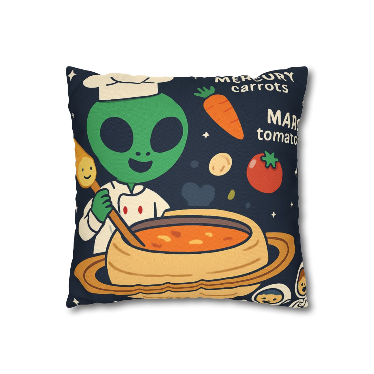 Solar System Soup Kitchen designer print pillow cases