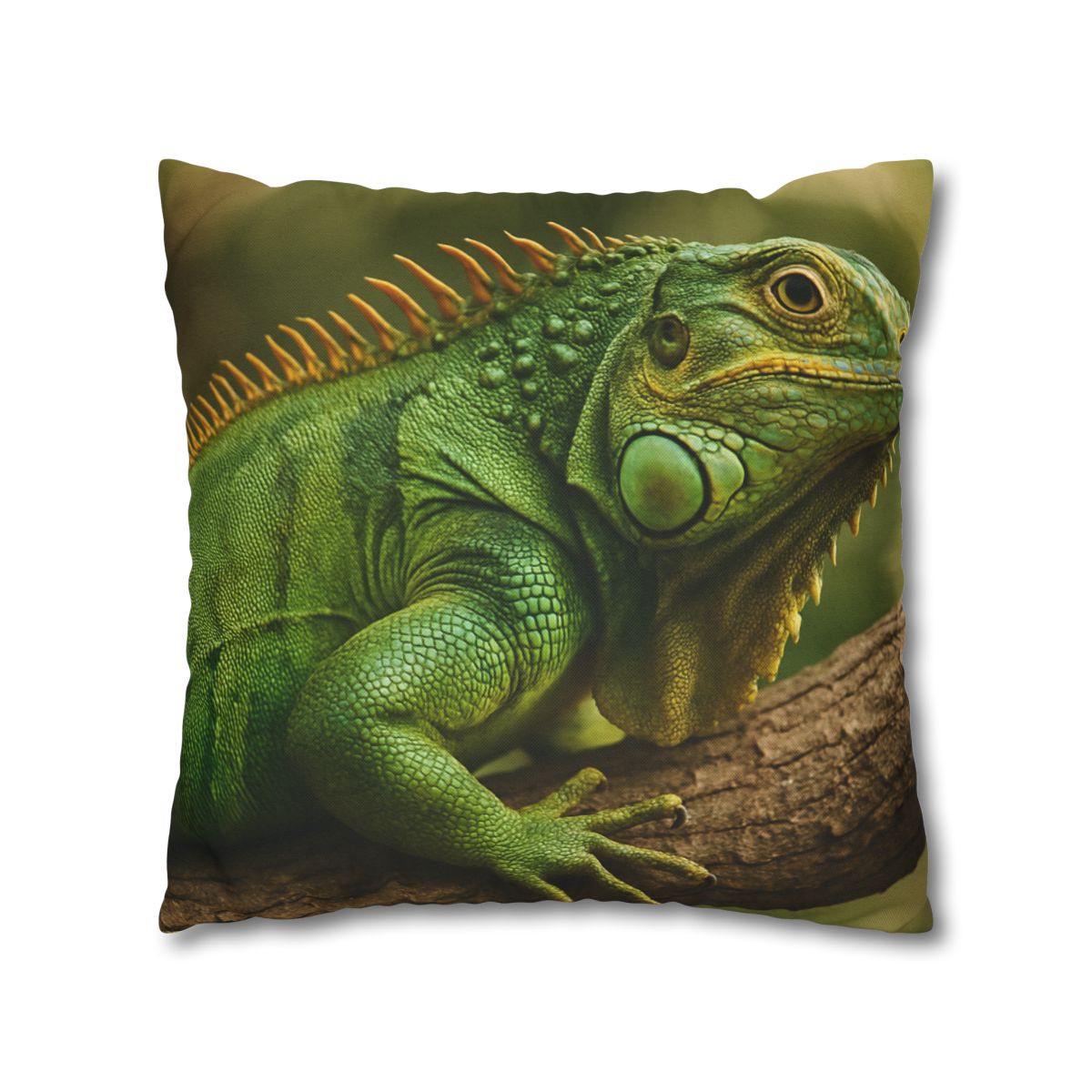 Emerald Drift Green Iguana unique gift pillow cases