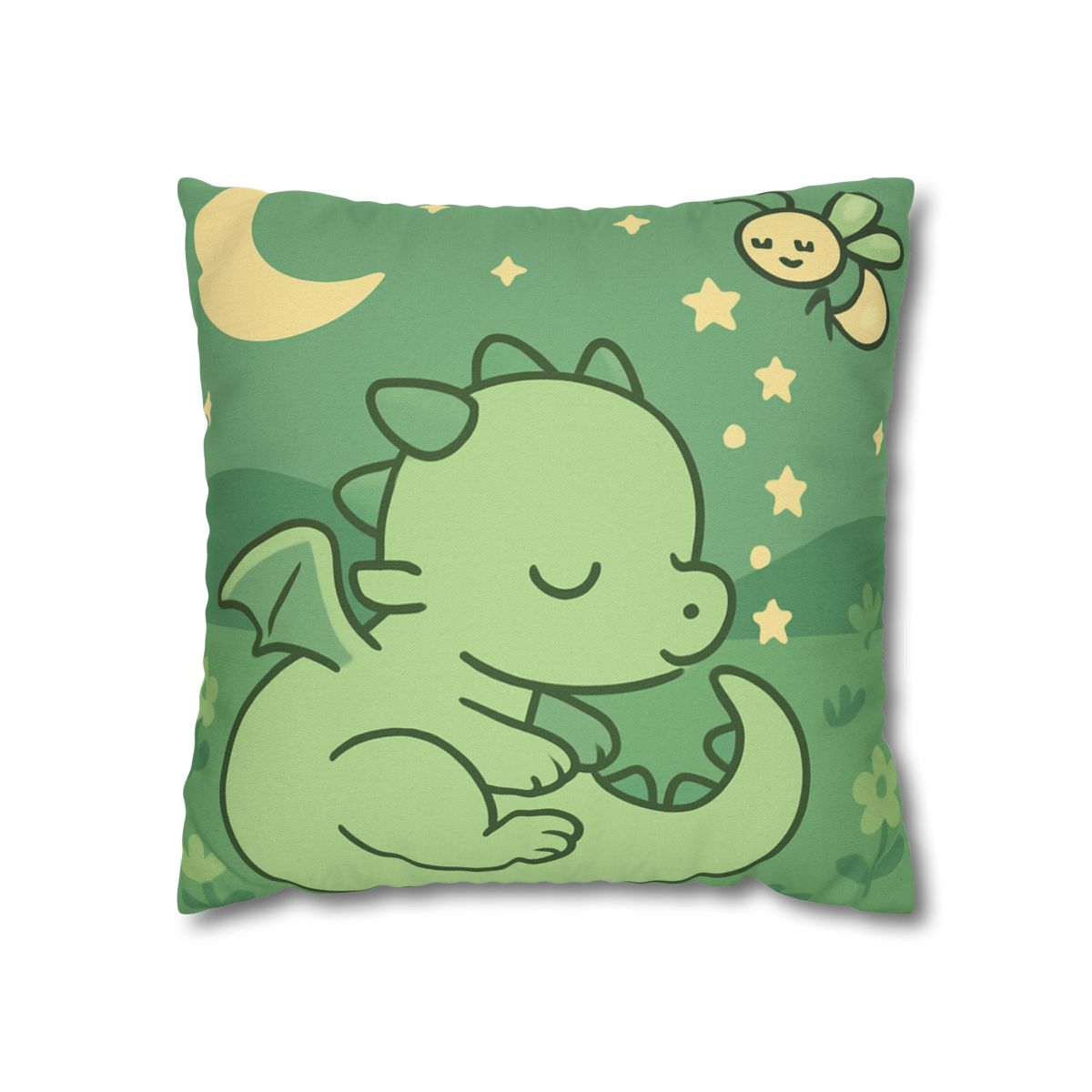 Moonlight Meadow Dragon comfortable bedding pillow covers