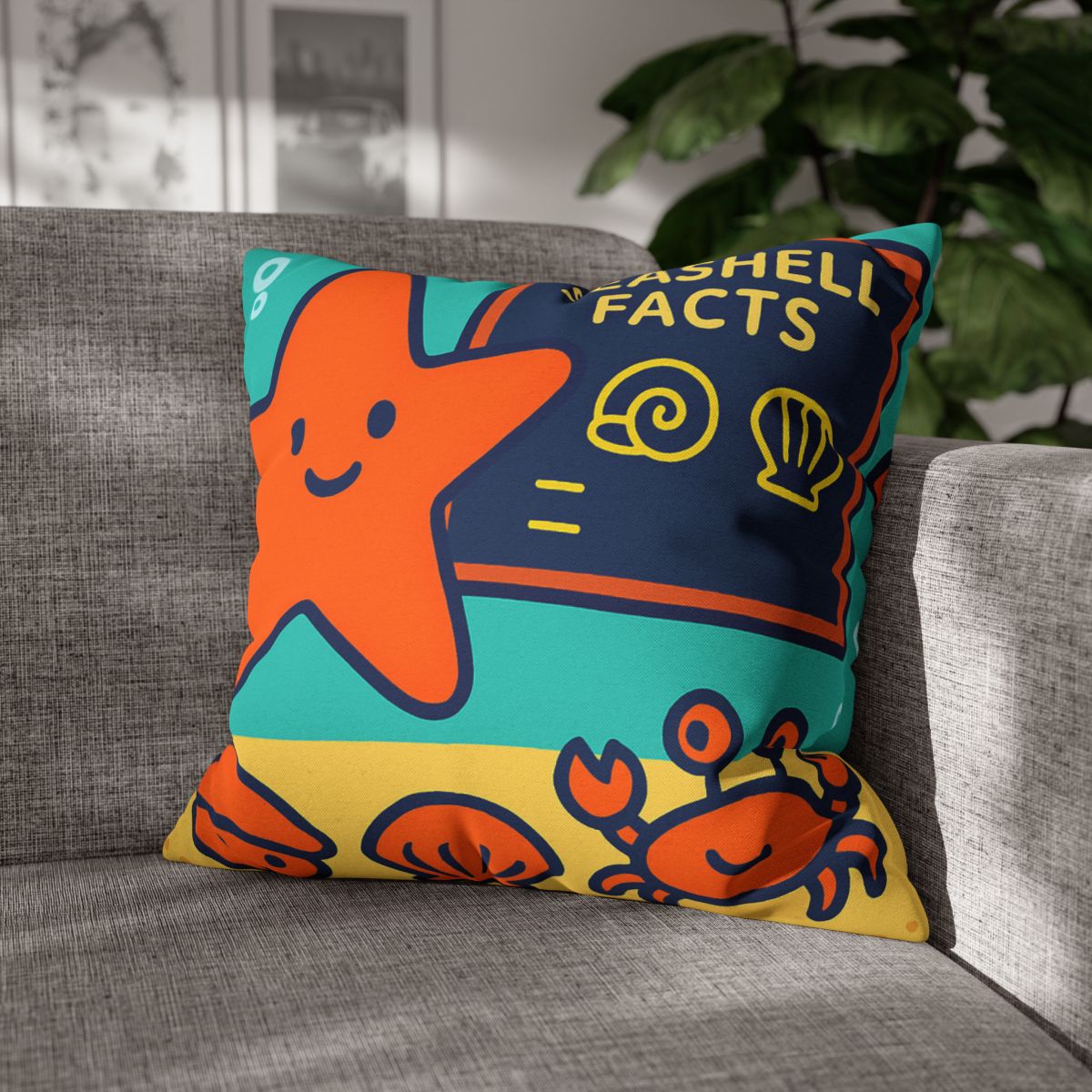 Starfish Science Class stylish decorative pillowcases