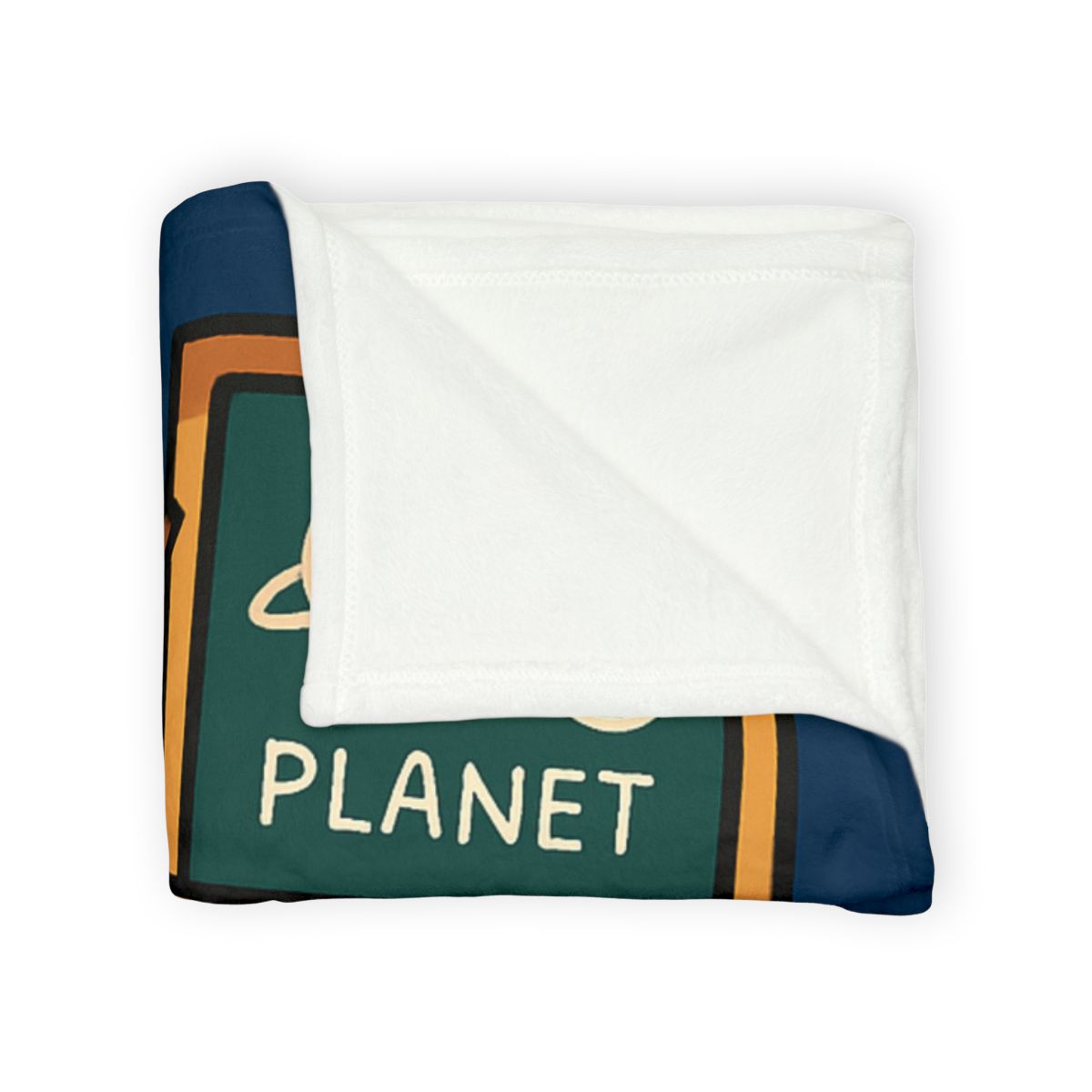 Comet Classroom With Captain Penguin trendy patterned blankets