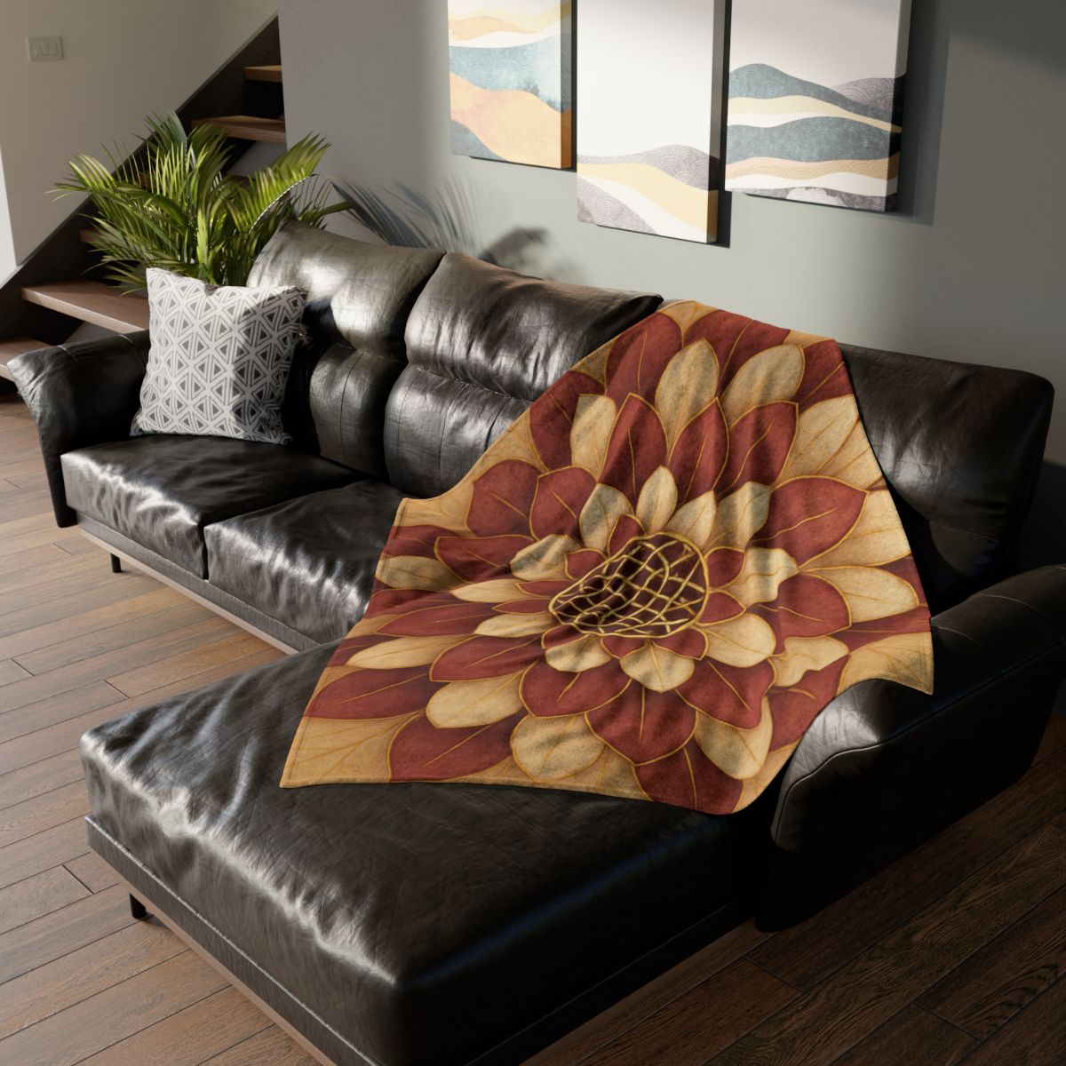 Petal Orbit Lattice warm winter blankets