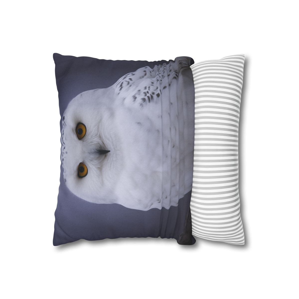 Twilight Watcher Snowy Owl comfortable bedding pillow covers
