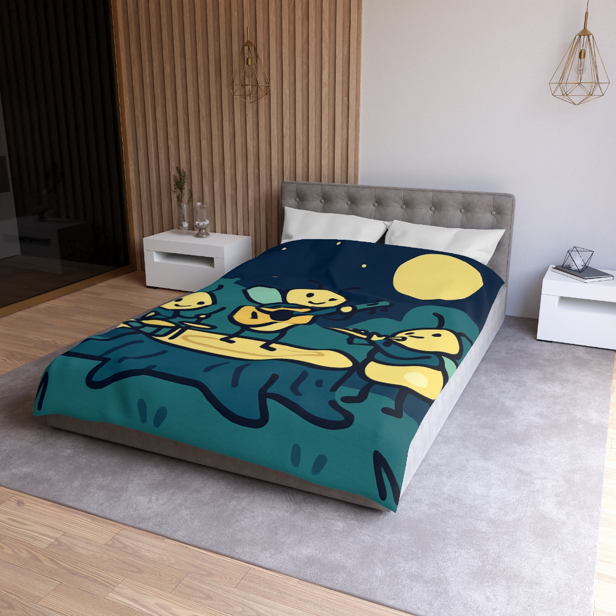 Moonlight Music Of The Firefly Band stylish duvet covers