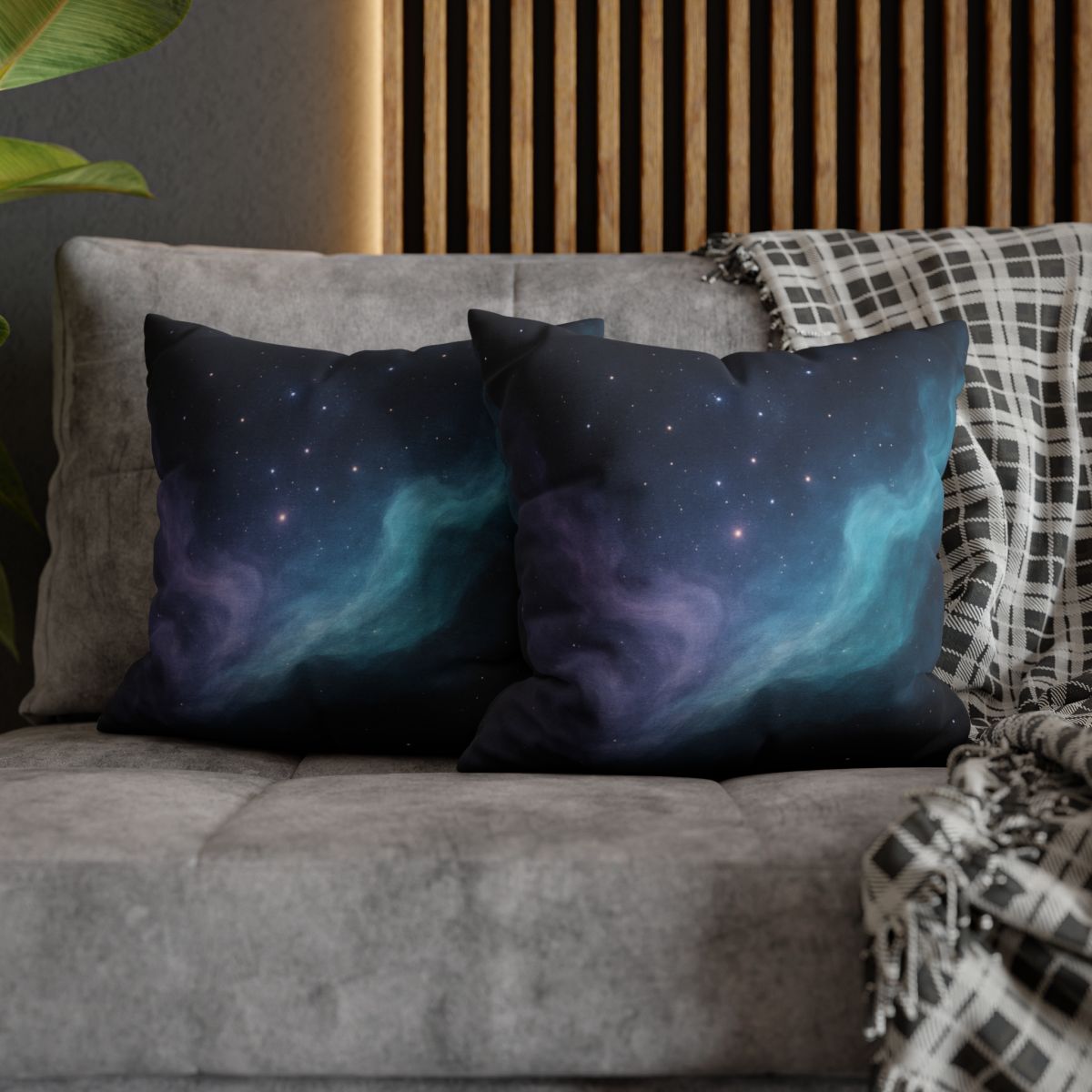 Luminous Nebula Tidal Surge designer print pillow cases