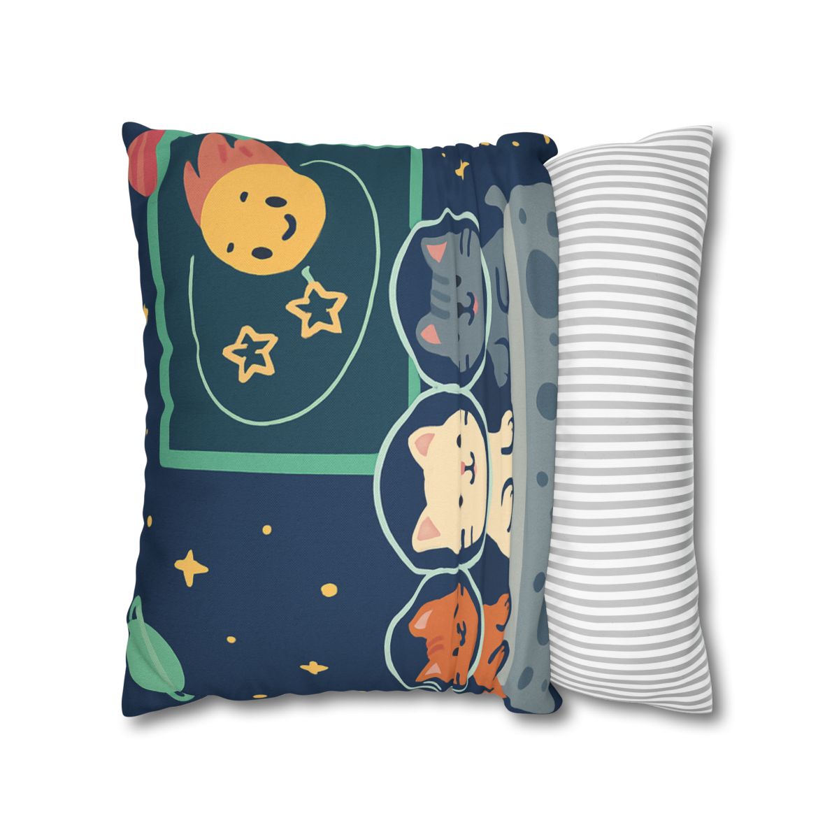Comet Classroom For Curious Kittens personalized pillow covers