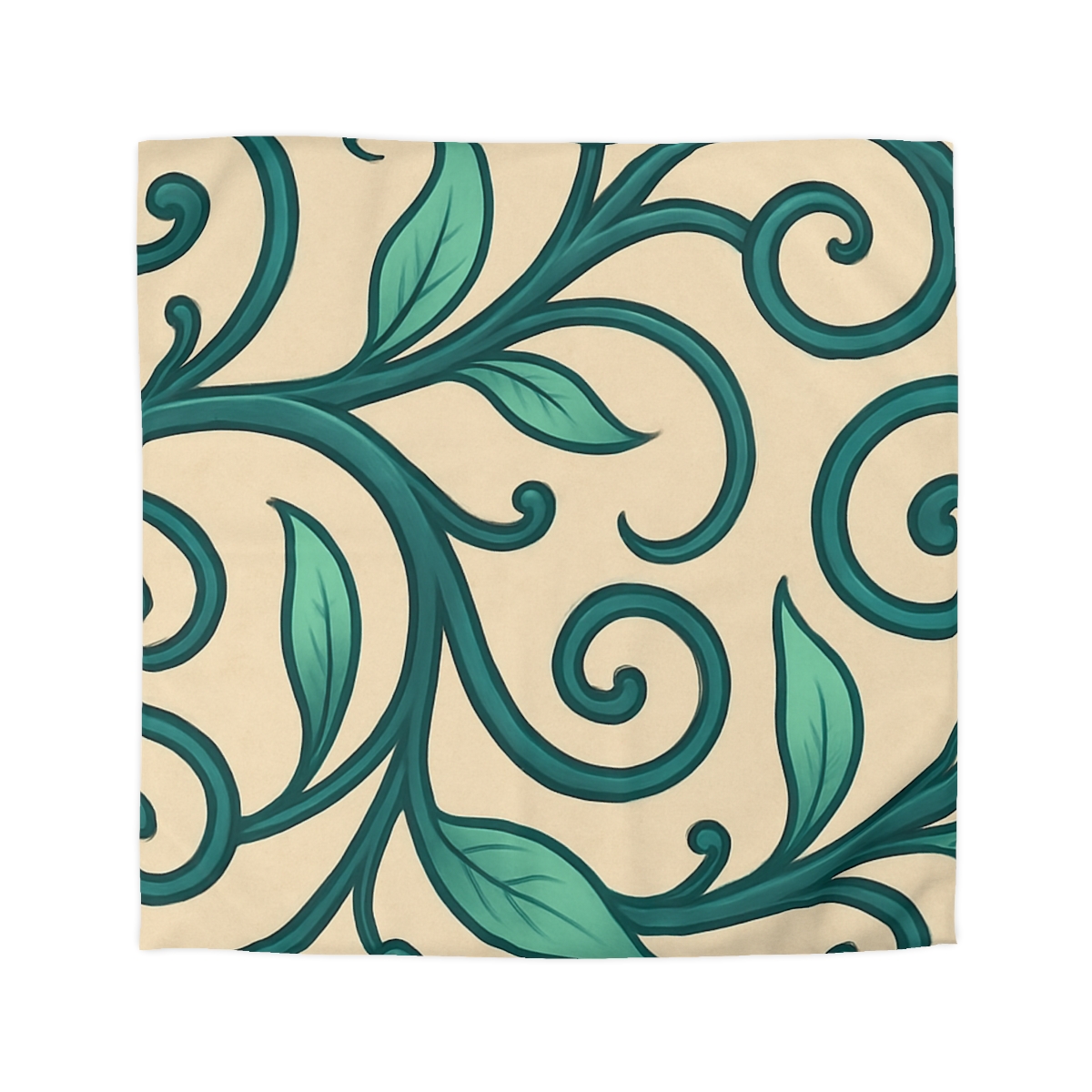 Curling Tendril Frieze personalized bedding duvets