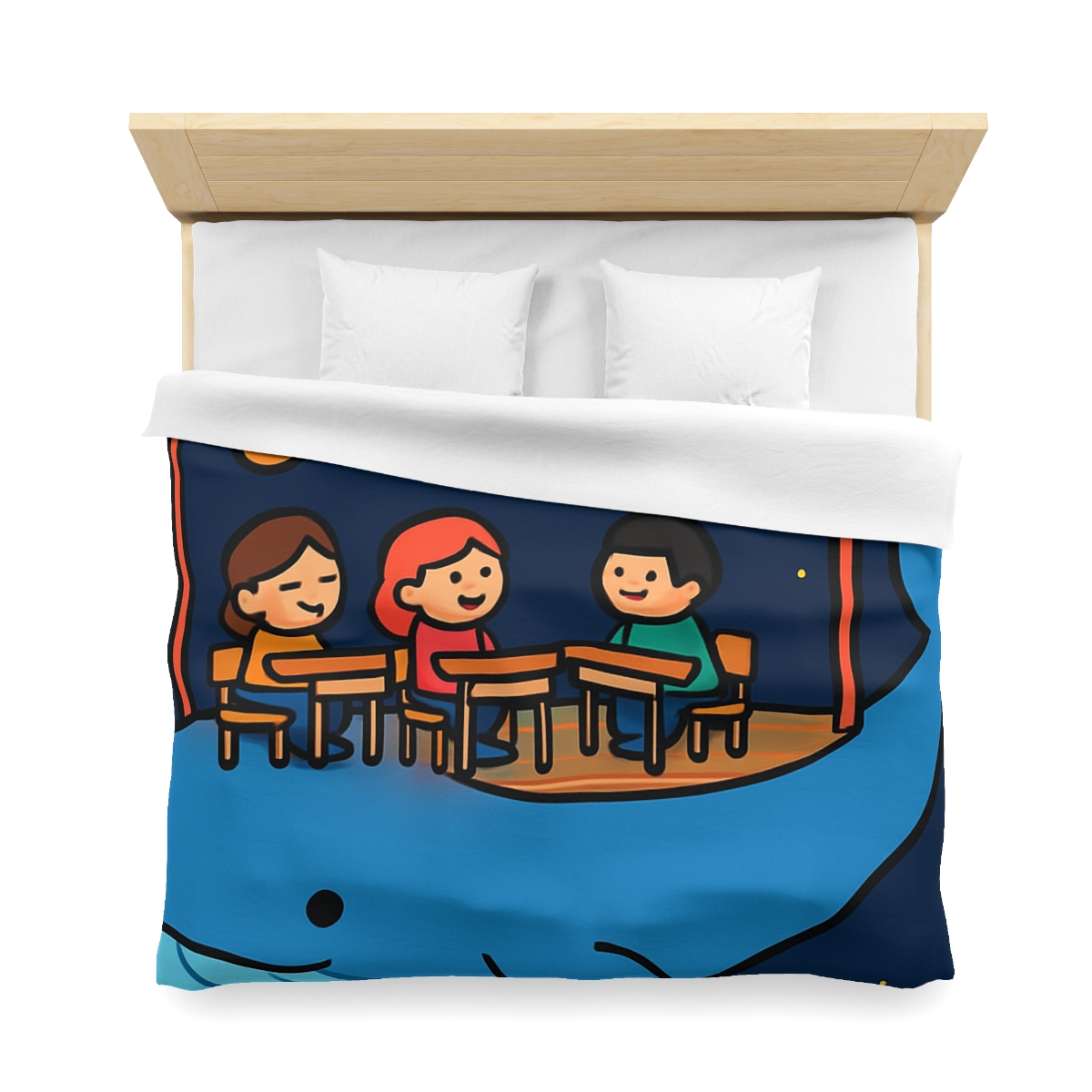 Cosmic Whale Classroom stylish duvet covers
