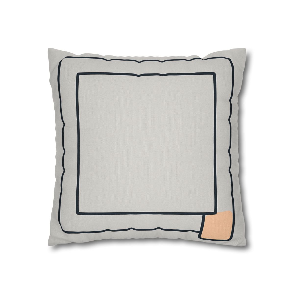 Nested Frame With Open Corner soft cotton pillow cases