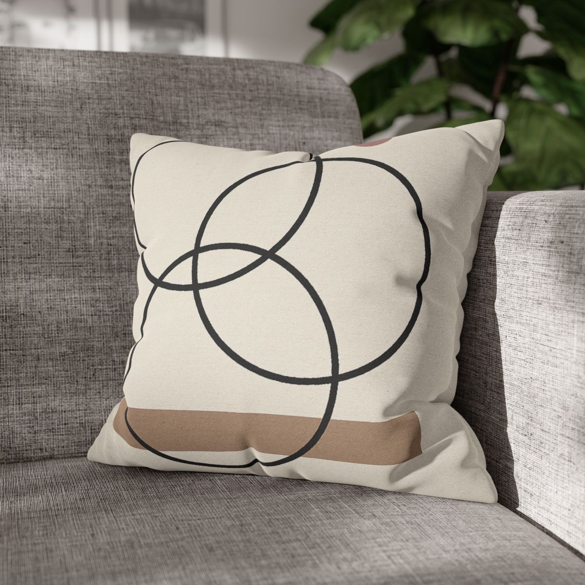 Staggered Rings And Slim Bar comfortable bedding pillow covers