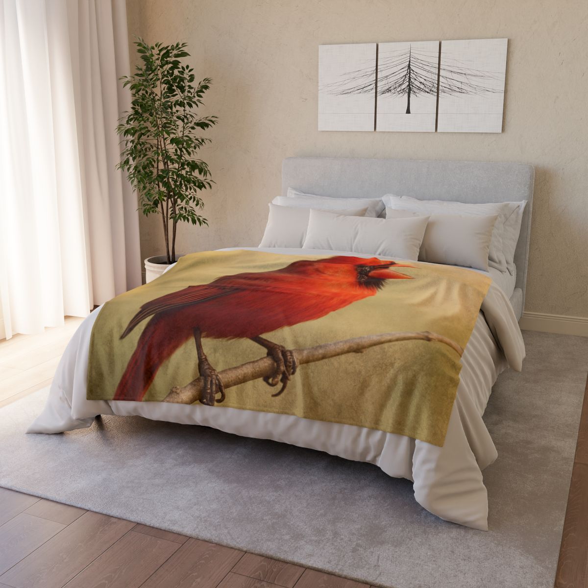 Crimson Hymn Cardinal unique gift blanketscustom blankets