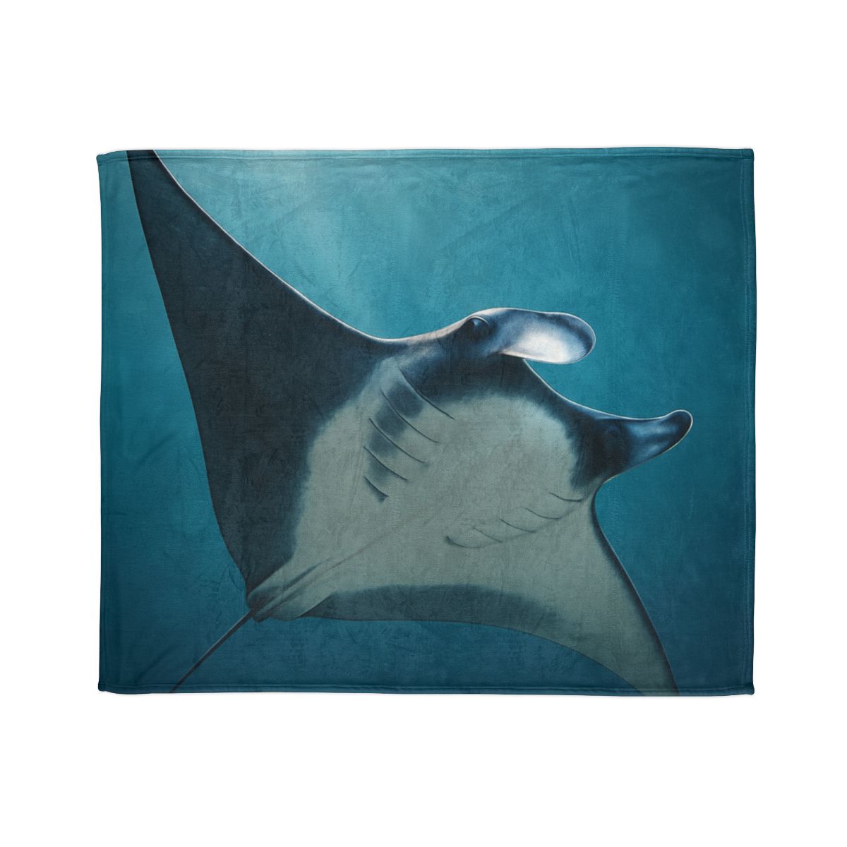 Starlit Surge Manta Ray trendy patterned blankets