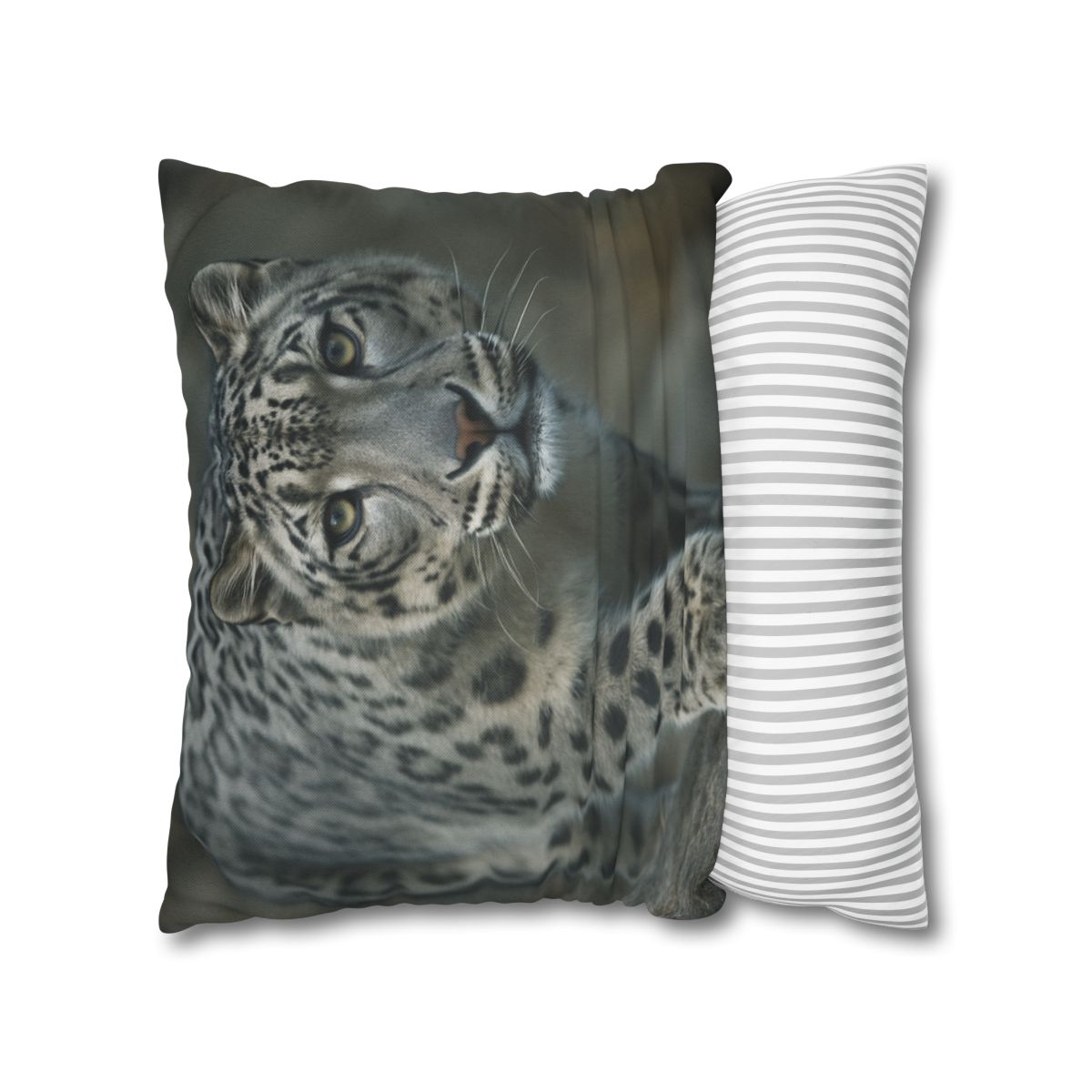 Starlit Sprint Snow Leopard comfortable bedding pillow covers