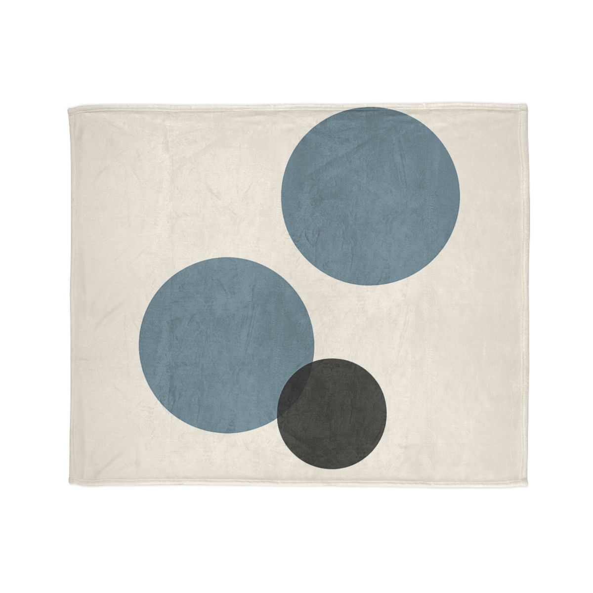 Quiet Orbit Of Three Circles soft fleece blankets