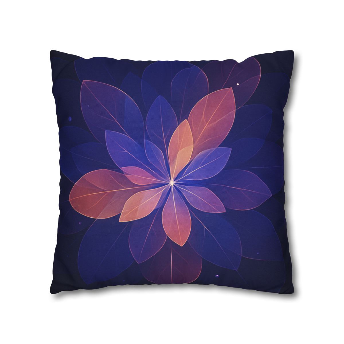 Petal Prism Overlap soft cotton pillow cases