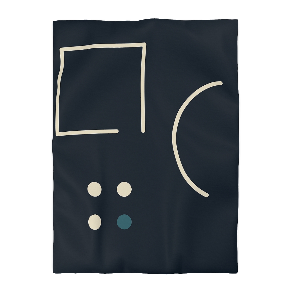 Framed Arc With Missing Cell Grid unique patterned duvets